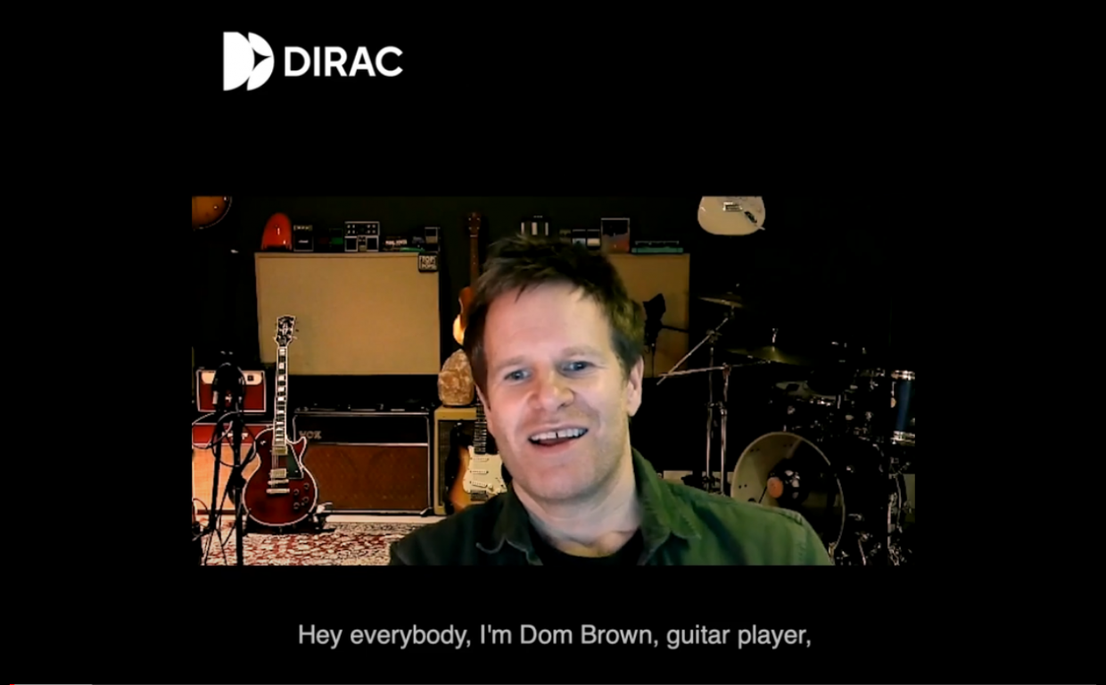 Duran Duran Guitarist Dom Brown achieves the perfect studio sound with the Dirac Live room