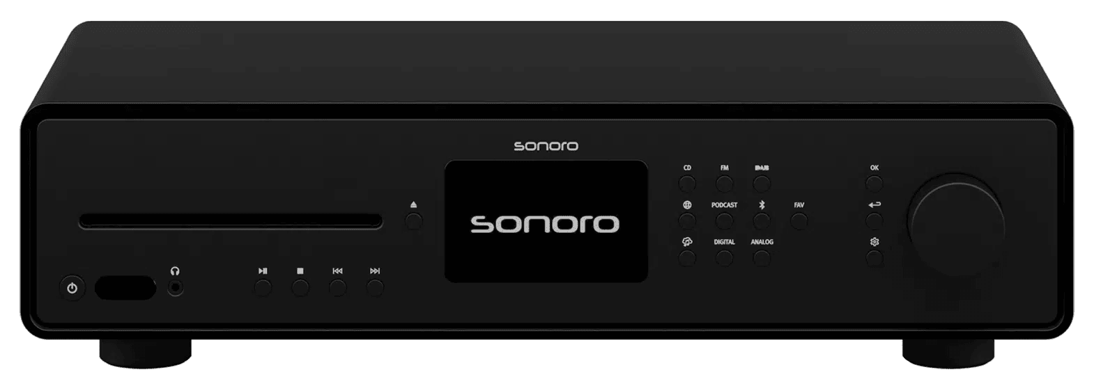 1727976871 sonoro MAESTRO QUANTUM schwarz matt schrag frontal freigestellt